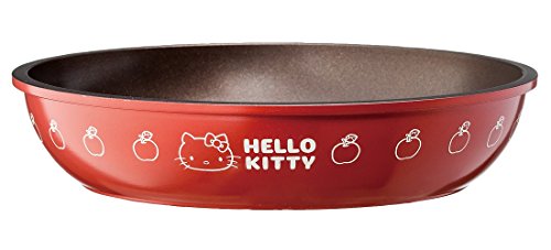 Skater HELLO KITTY Sanrio 4pcs Set Pot Frying Pan Glass Lid Detachable Handle