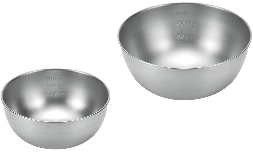 Yokoyama ENJIN NO TAKUMI Stainless Steel Bowl 18cm & 15cm Made in Japan ETF-350