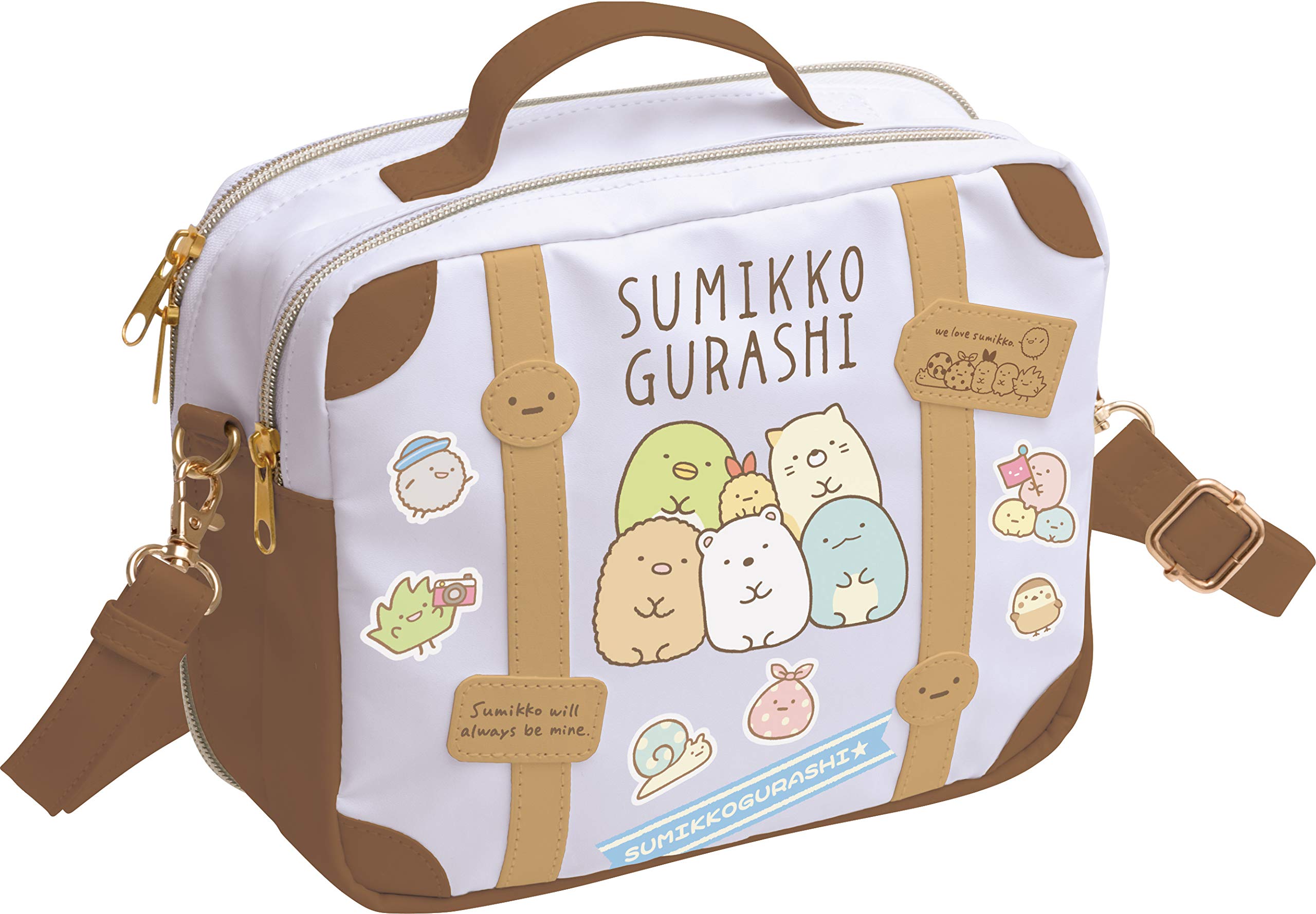 San-x Sumikko Gurashi Collection Sumikore Bag Purple 180x220x80mm CU72701 NEW