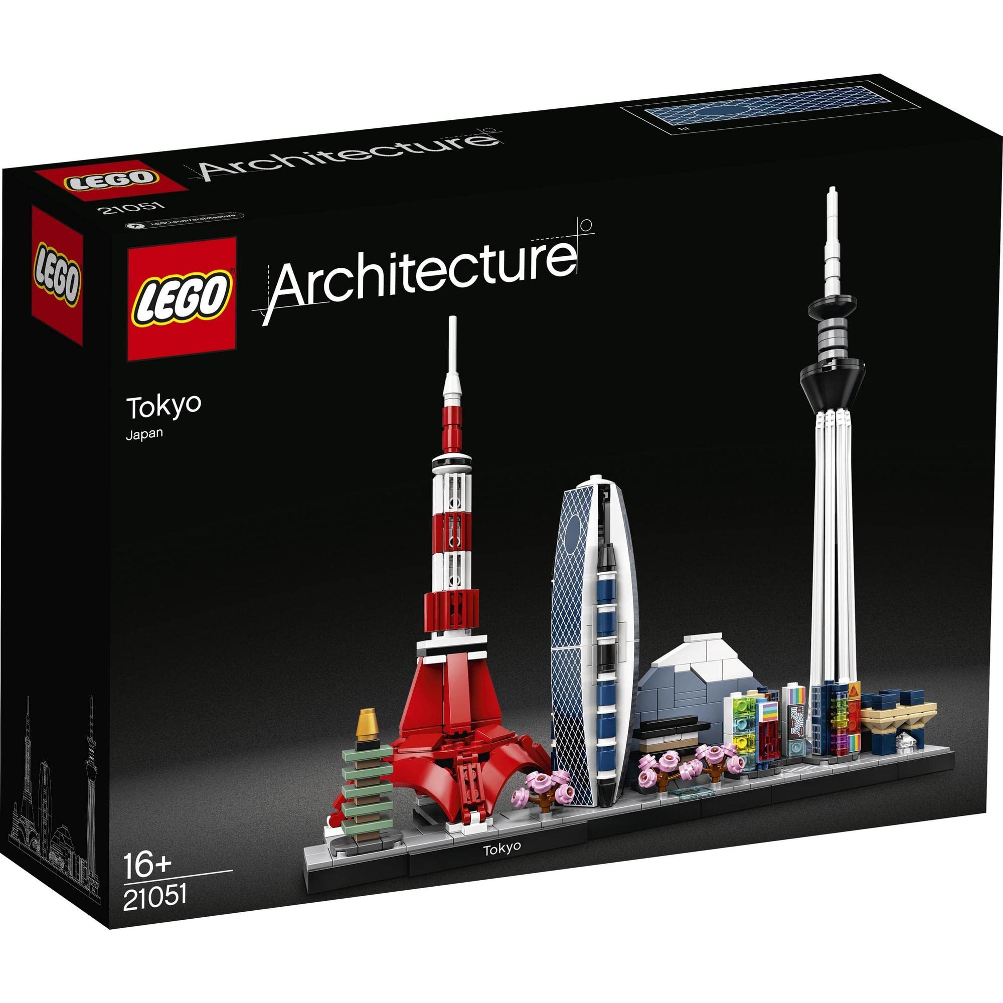 Lego Architecture Tokyo 21051 Toy Block architecture travel design 547 pieces
