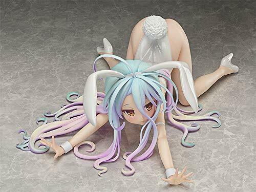 No Game No Life SHIRO Bare Leg Bunny Ver. 1/4 Scale Figure FREEing Anime 120mm