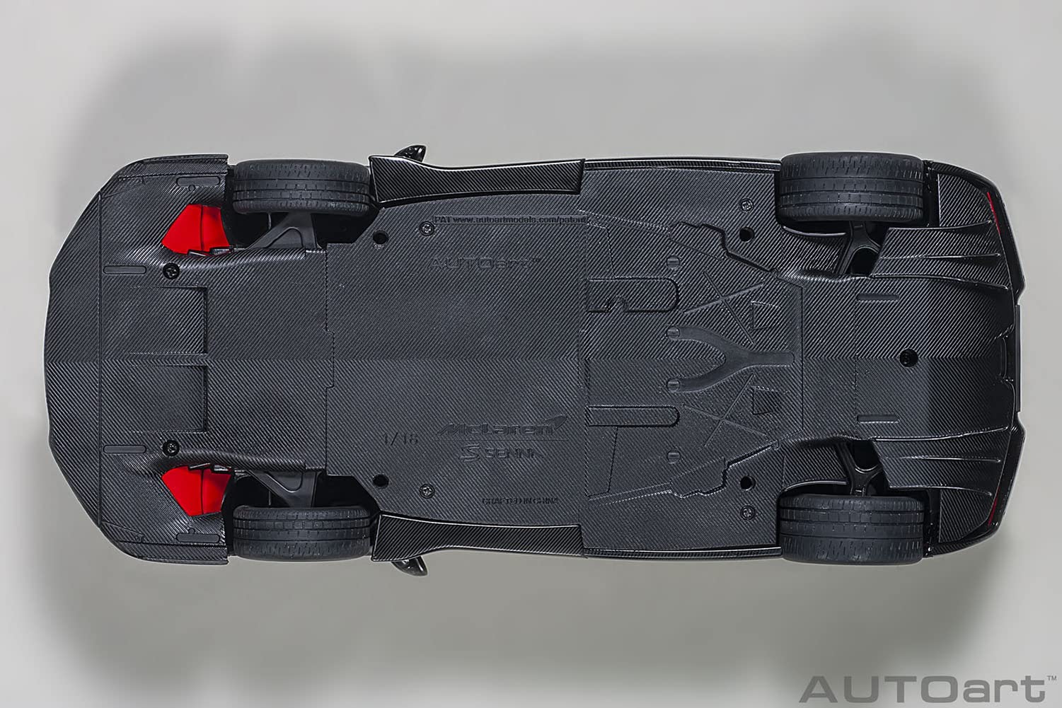 AUTOart 1/18 McLaren Senna Black Finished Product 76076 Composite Diecast Car