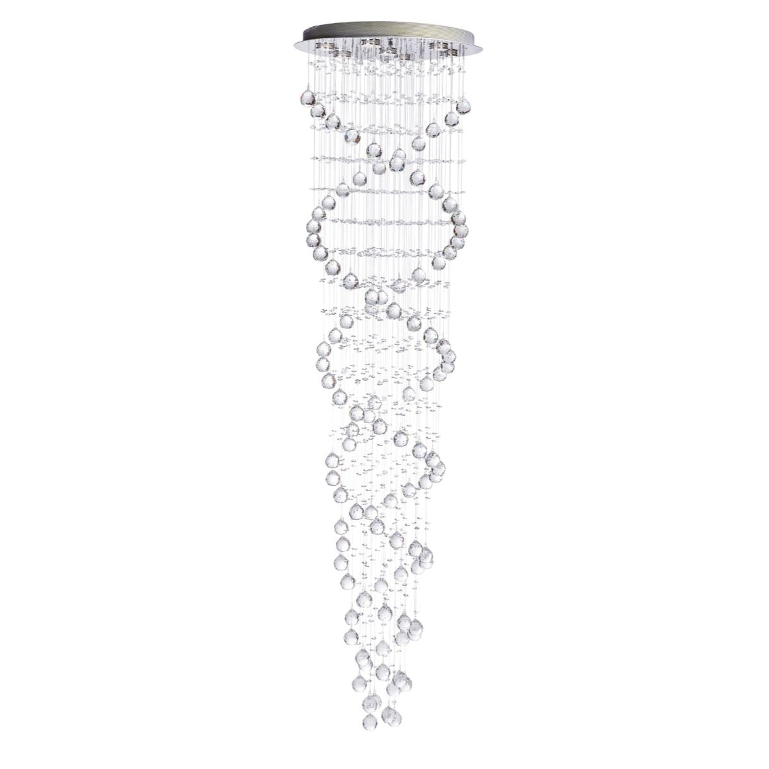 Crystal Chandelier Double Helix// 7 Light, 73