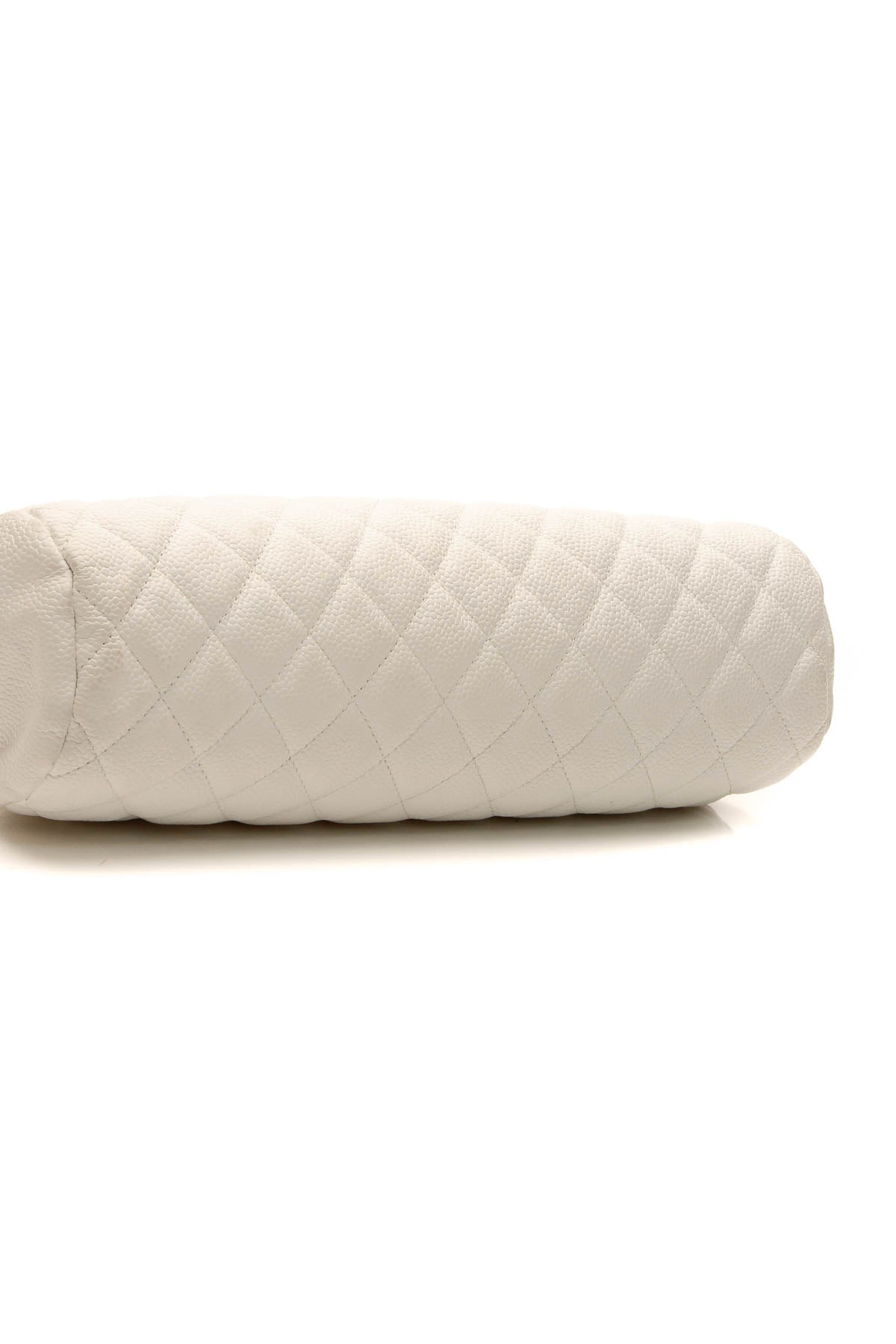 Quilted Timeless Clutch Bag - White