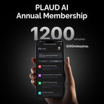 Plano Pro Anual PLAUD AI e Cota de Transcrição (6000/3000/600 minutos) 
