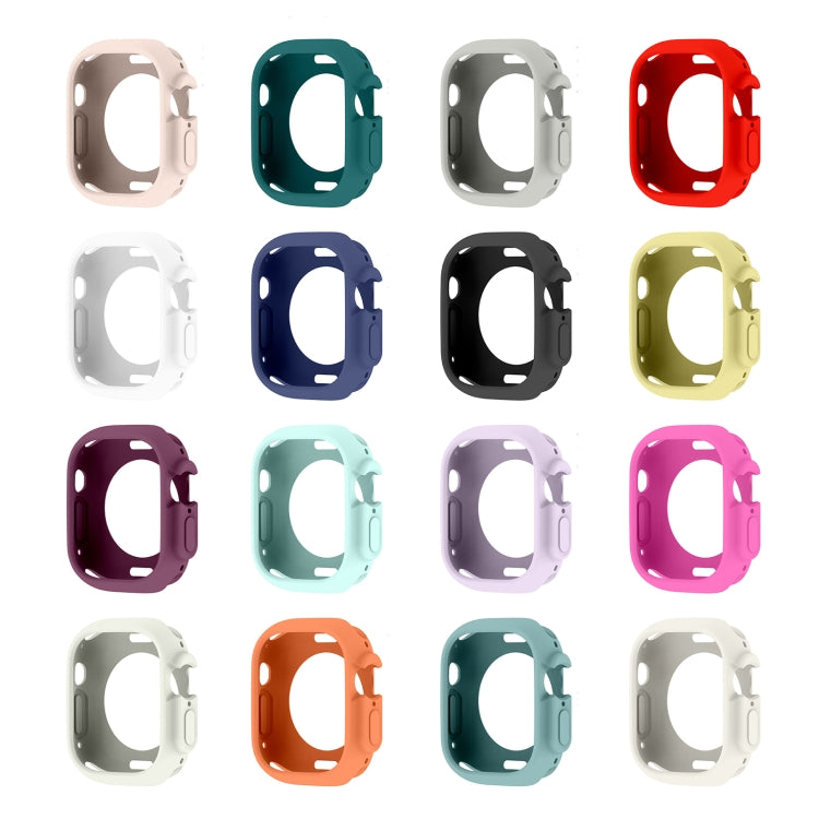 For Apple Watch Ultra 49mm Candy TPU Protective Case(Green)