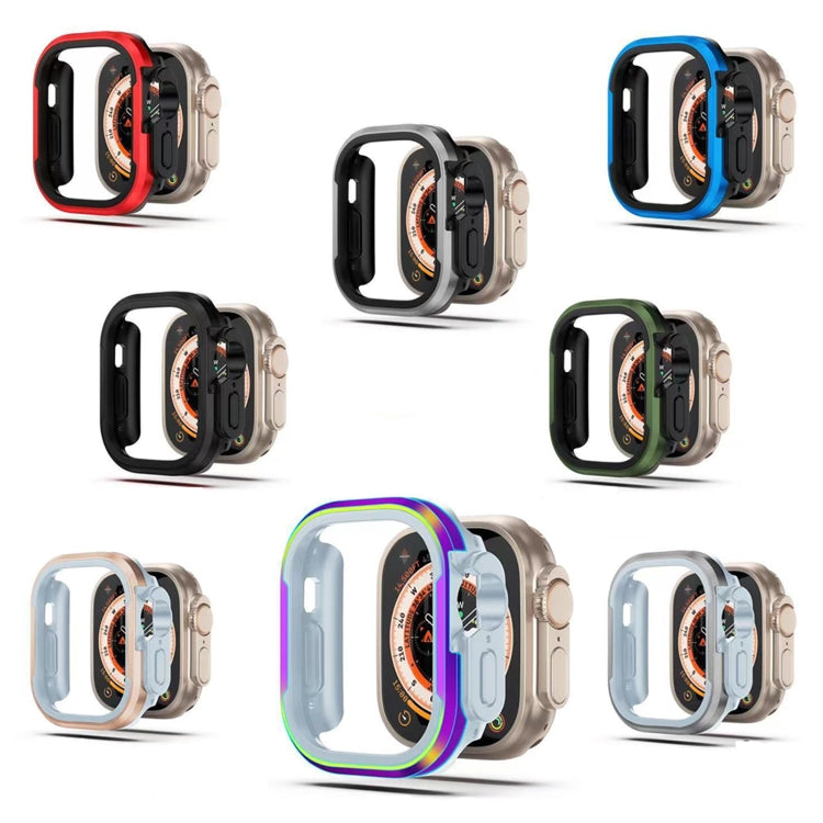 For Apple Watch  Series 8 / 7 45mm Aluminum Alloy + TPU 2 in 1 Protective Case(Grey)