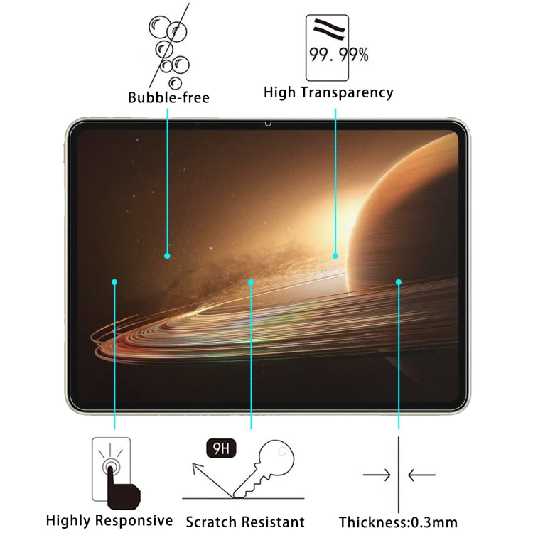 For OPPO Pad 2 / Pad Neo 11.4 9H 2.5D Explosion-proof Tempered Tablet Glass Film