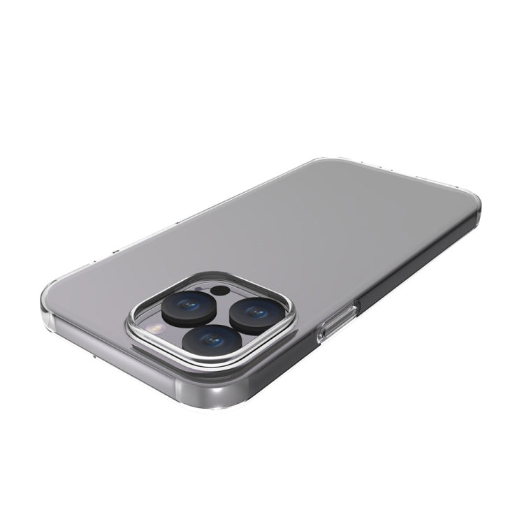 For iPhone 15 Pro Waterproof Texture TPU Phone Case(Transparent)