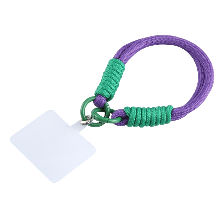 Universal Phone Short Lanyard Phone Anti-lost Hand Strap(Dark Purple)