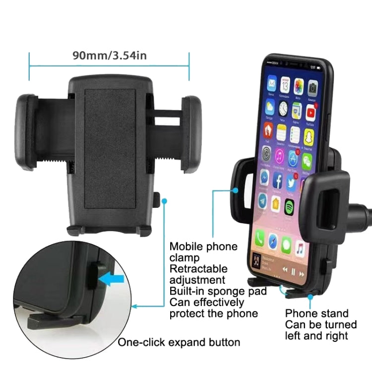 Car Rearview Mirror Hose Bracket Mobile Phone Clip Universal Navigation Bracket