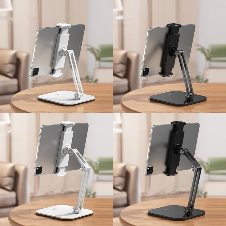 SSKY X27 Tablet Computer Desktop Mobile Phone Adjustable Support Frame, Style: Double Arms (White)