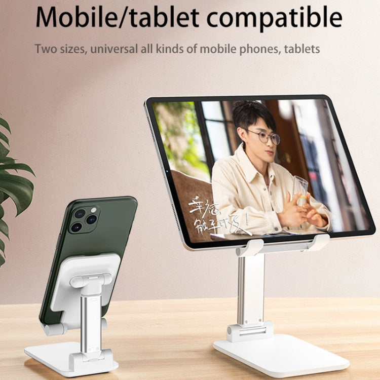 SSKY X5 Desktop Phone Live Foldable Tablet Bracket, Style: With Mirror Version (Pink)
