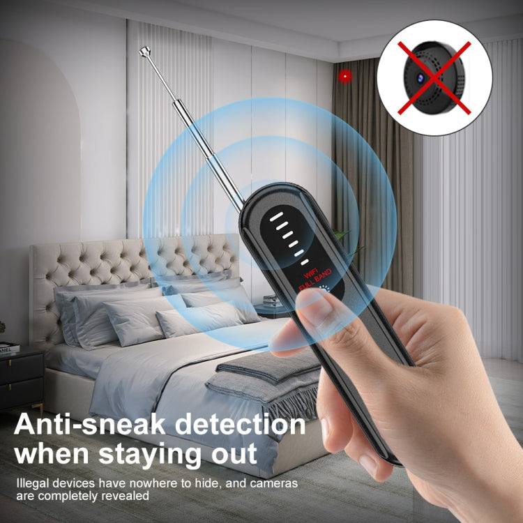 T01 Wireless Detector Camera Anti-eavesdropping Positioning GPS Alarm