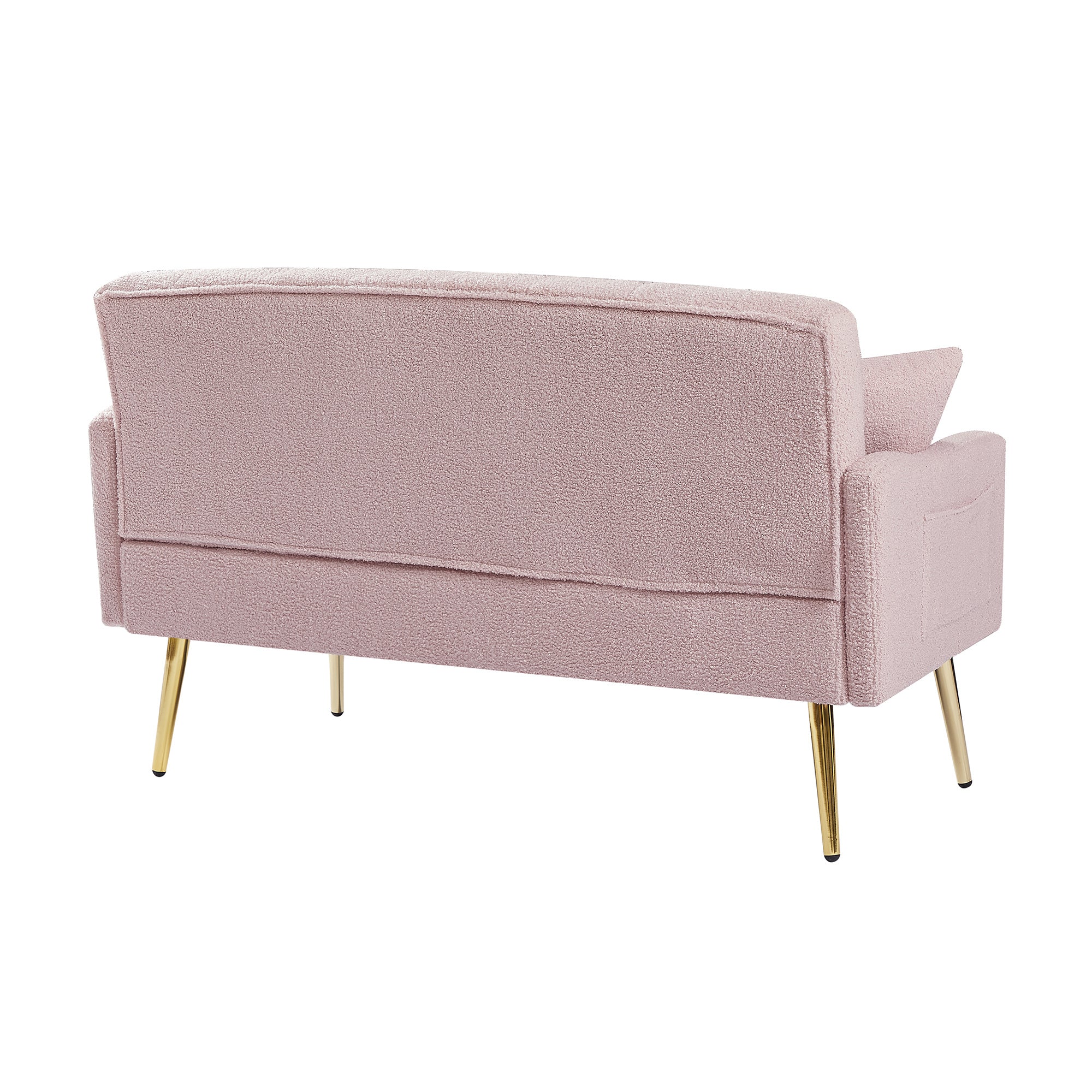 Pink Teddy Fabric 2 Seater Sofa