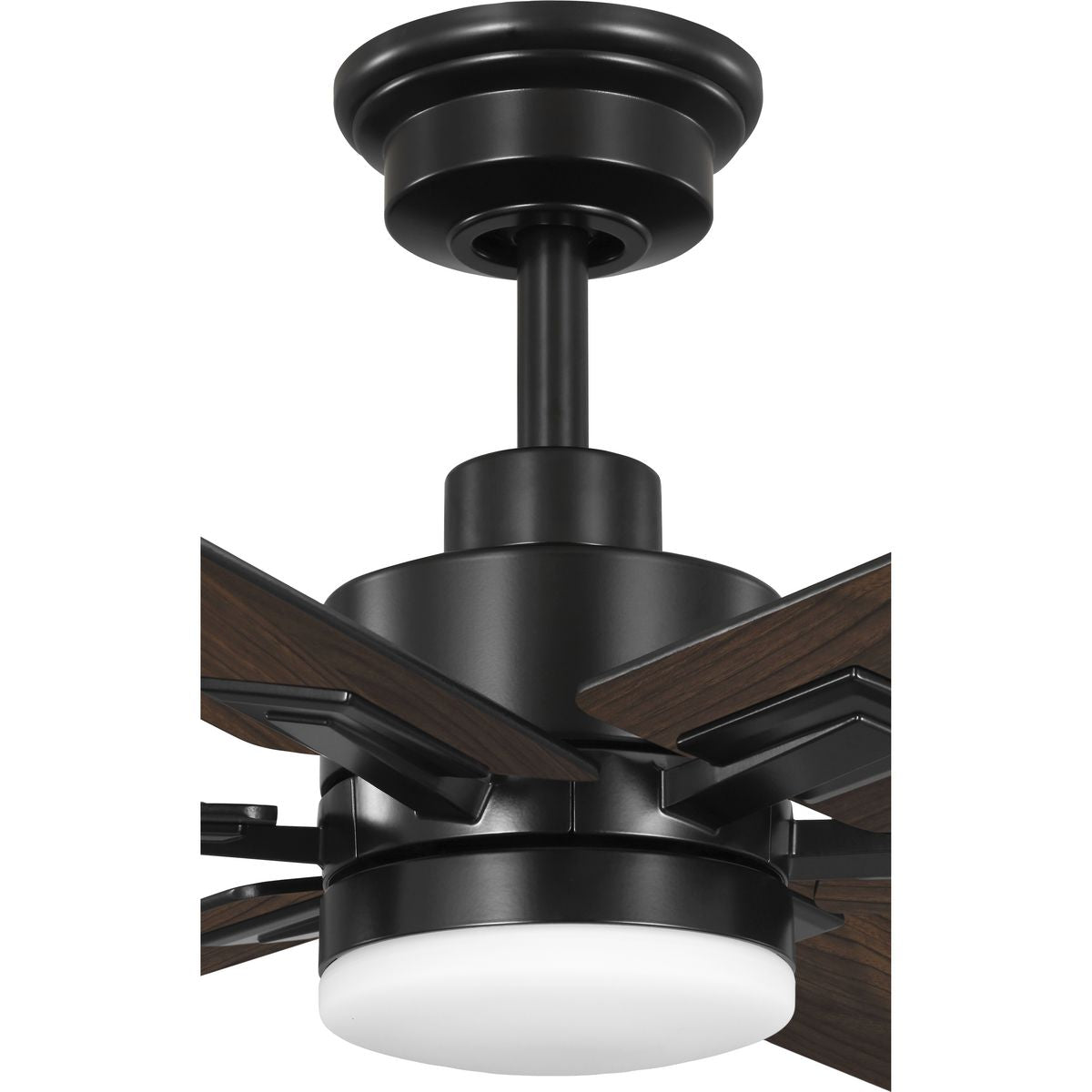 Progress Lighting Dallam Collection 60 Inch 6-Blade Ceiling Fan Matte Black (P250103-31M-CS)