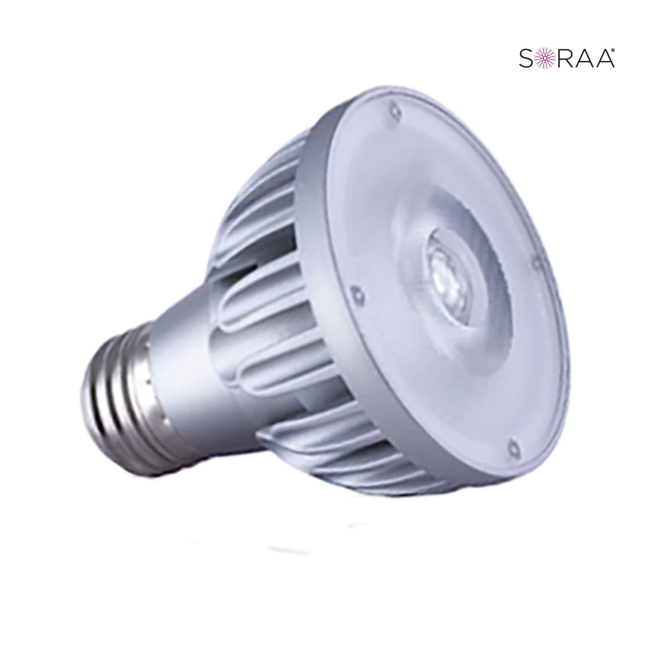 Bulbrite SP20-11-36D-930-03 SORAA 10.8W LED PAR20 3000K Vivid 36 Degree Dimmable (777265)