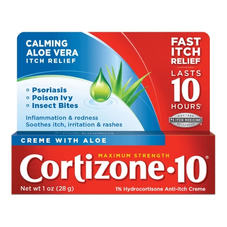 Cortizone-10 1% Maximum Strength Cream with Aloe, 1 fl. oz.