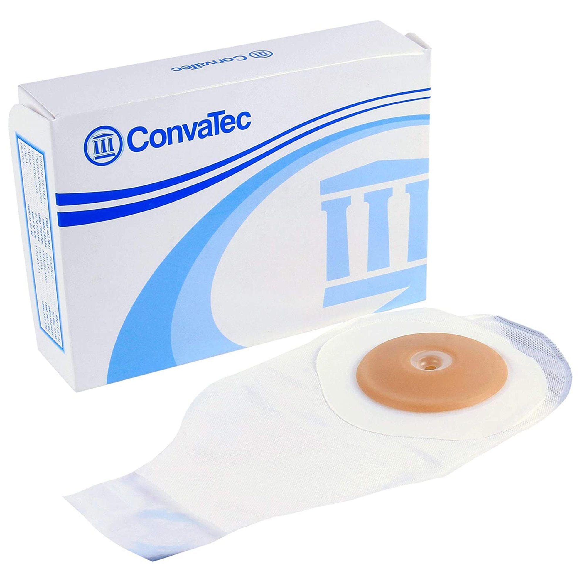 ActiveLife? One-Piece Drainable Transparent Colostomy Pouch, 12 Inch Length, 1 Inch Stoma, 5 ct