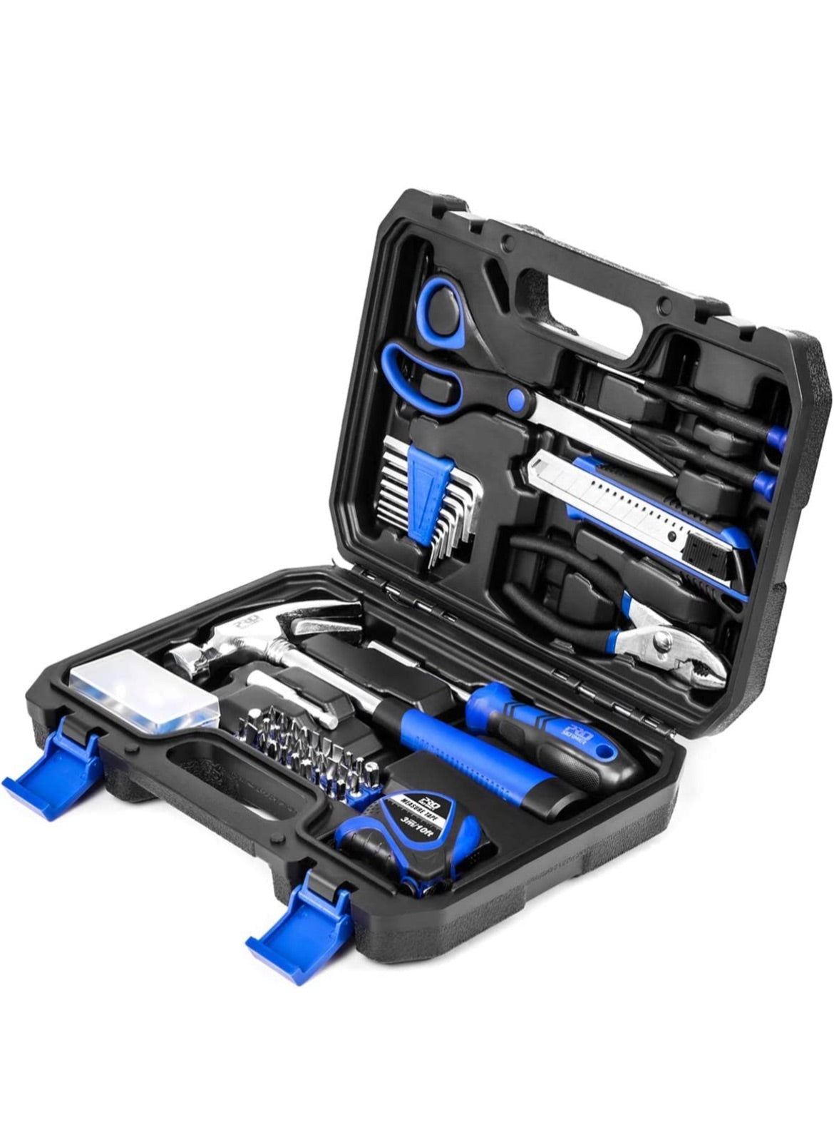 49-Piece Home Tool Kit, General Household Repair Tool Set with Tool Box Storage Case