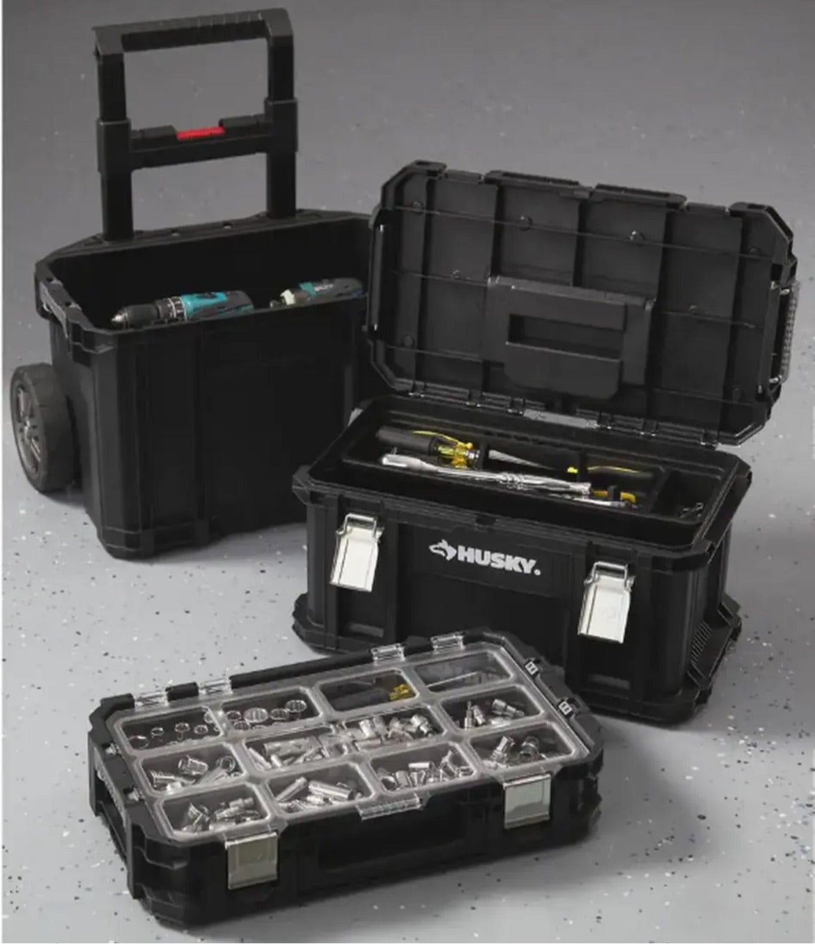 Husky 230381 22 in. Connect Rolling System Tool Box