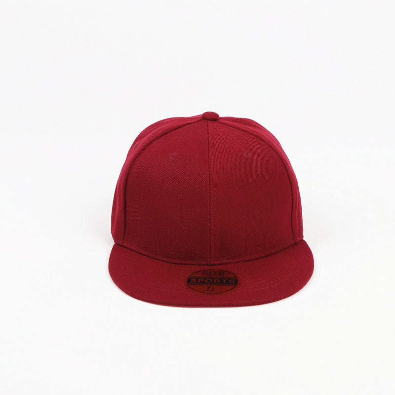 Plain Brimmed Snapback Hats