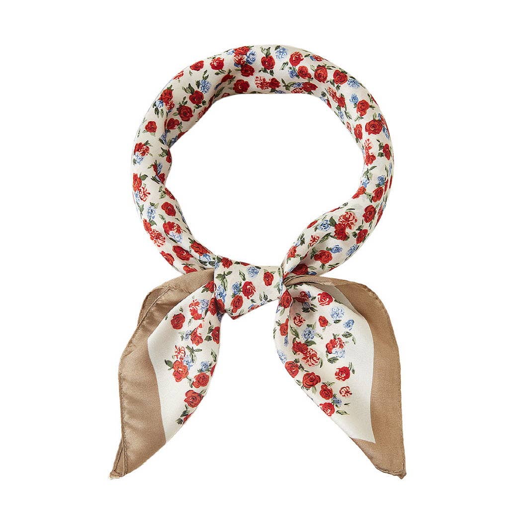 Tomato Girl Floral Scarf