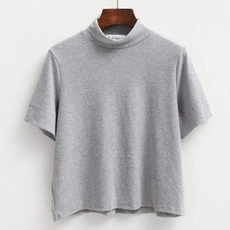 Rounded Collar T-Shirt