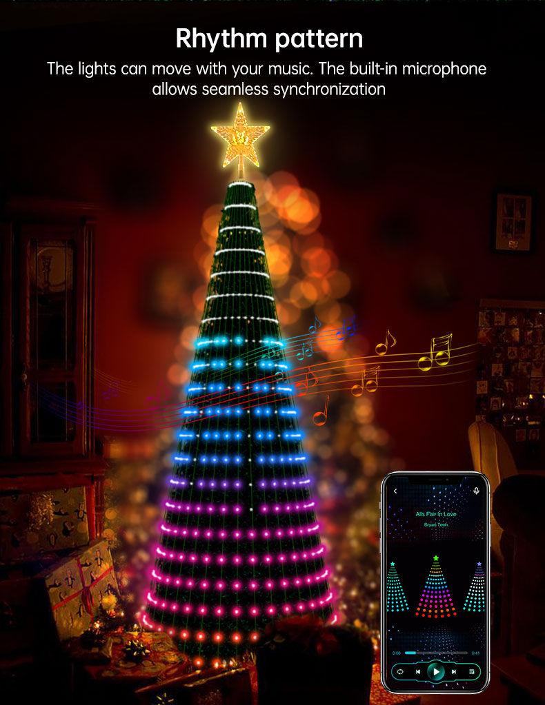 Christmas Lighting Decoration Light with APP Wireless Control _08