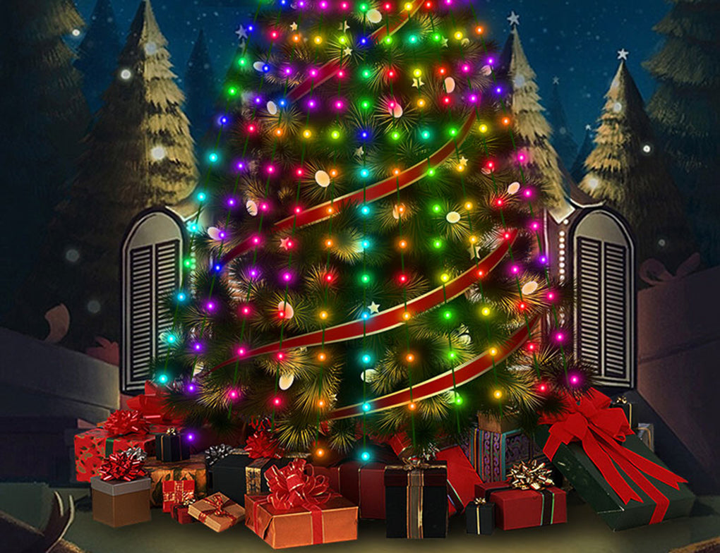 LuxFond 2024 Christmas decoration light christmas trees lighting christmas