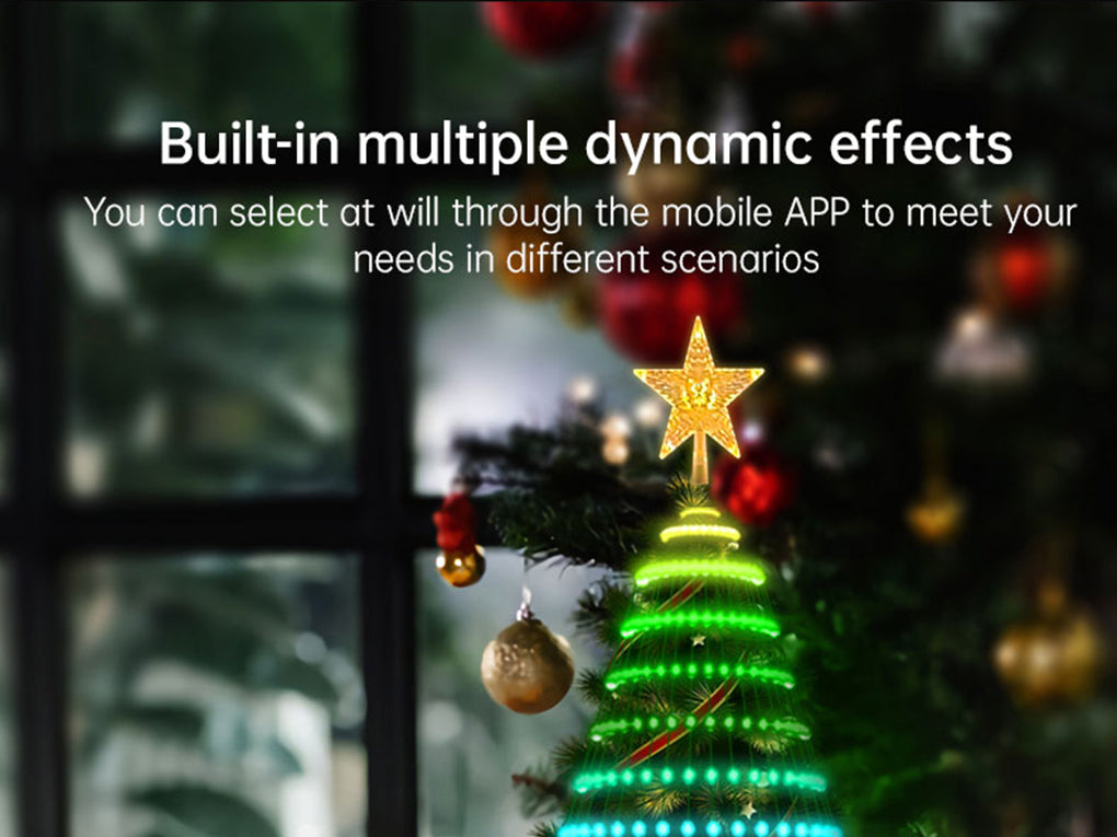 LuxFond RGB Christmas Tree Lighting with Built-in multiple dynamic effects