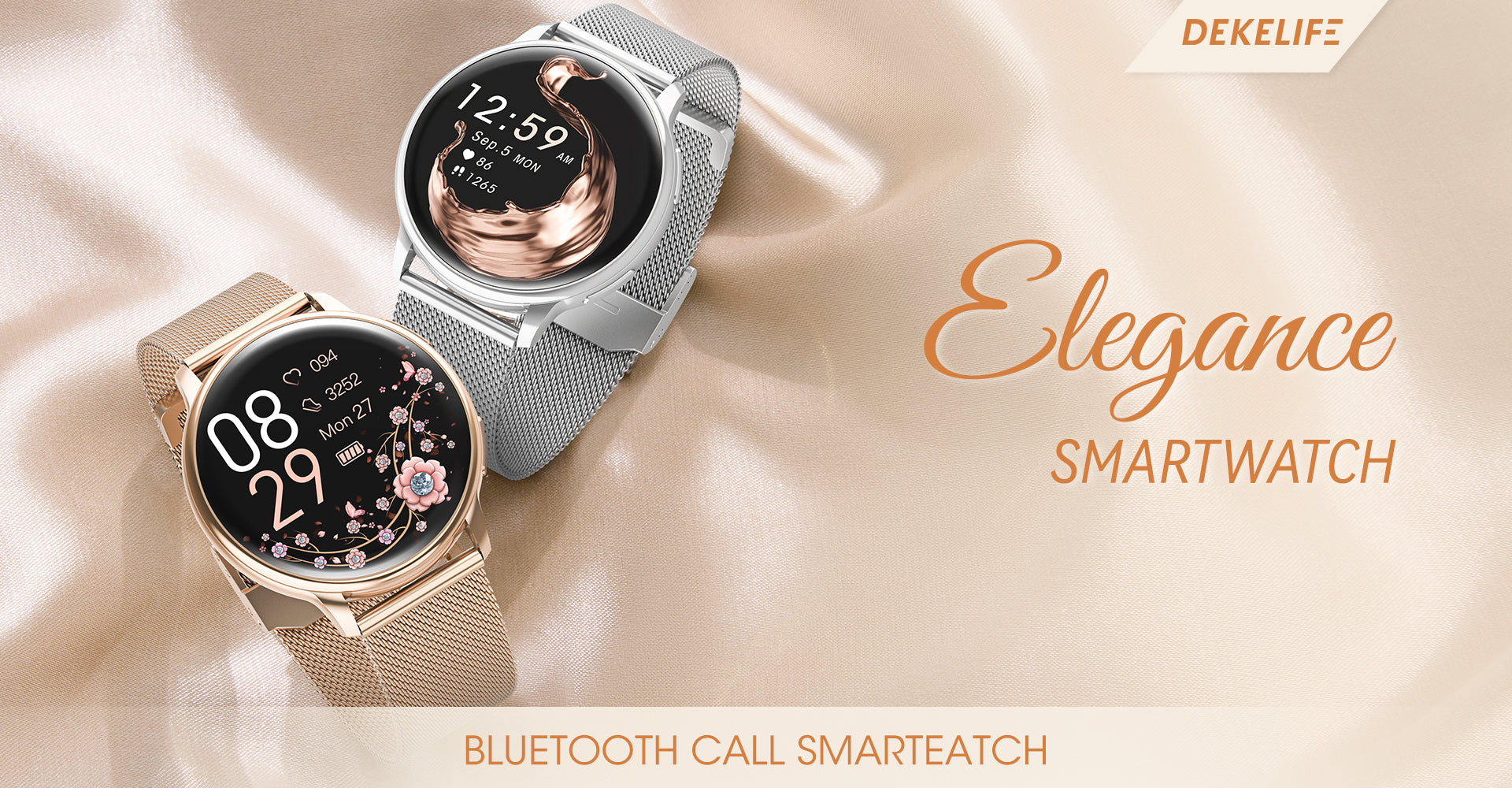 dekelife elegance women smartwatch listing