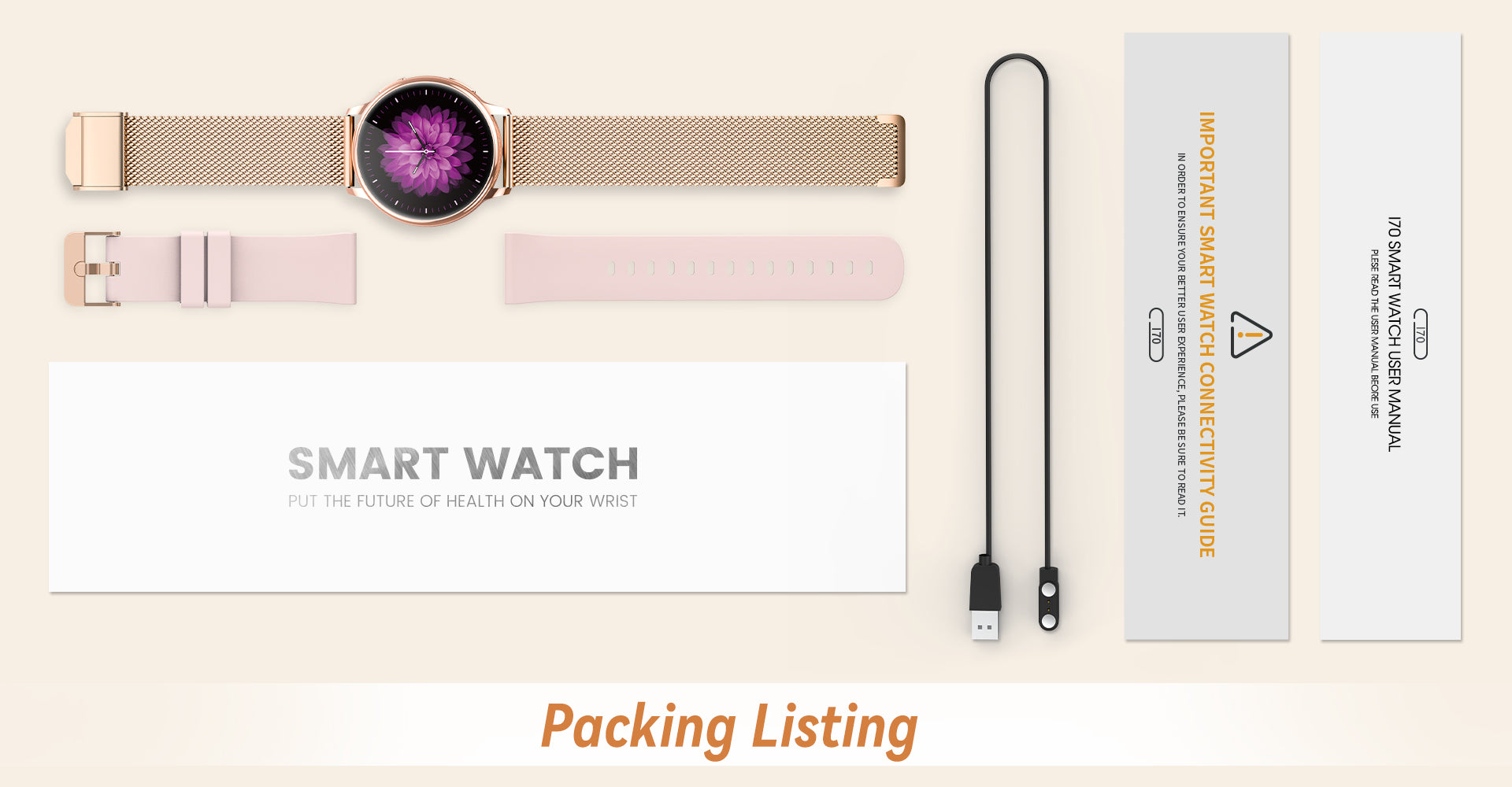 dekelife elegance women smartwatch listing
