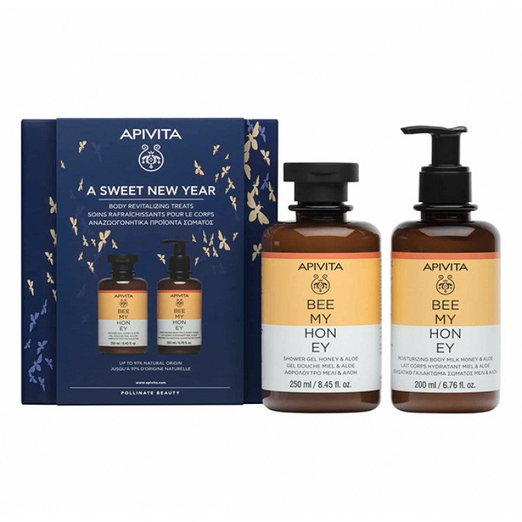 Apivita Bee My Honey Body Milk + Bath Gel