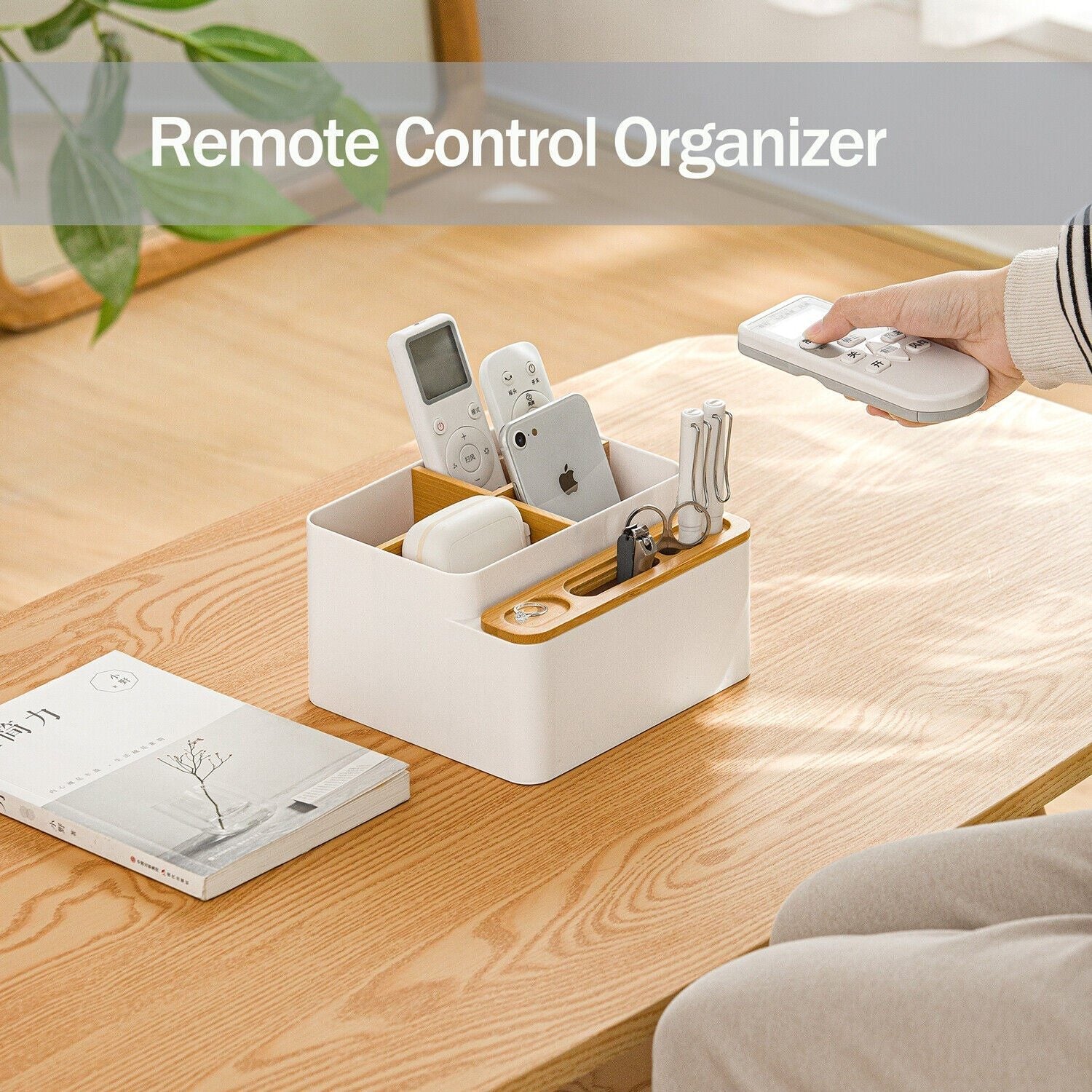 Desktop Storage Organizer Drawer Organizers Remote Control Holder Makeup Caddy