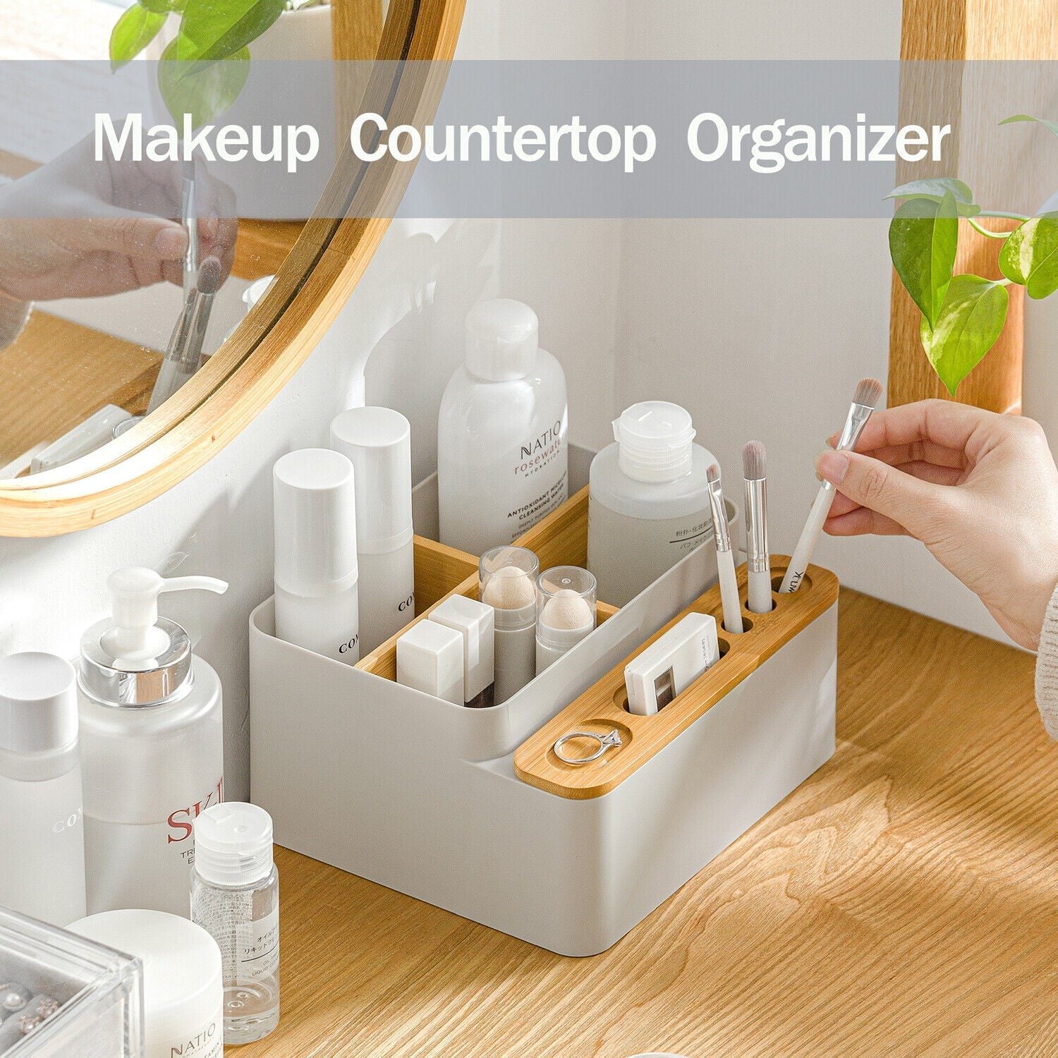Desktop Storage Organizer Drawer Organizers Remote Control Holder Makeup Caddy