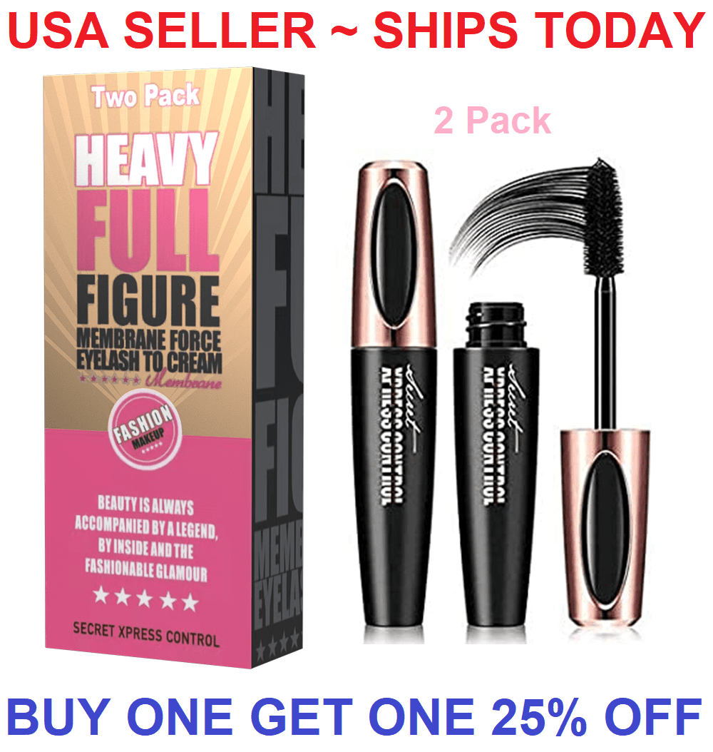 4D Silk Fiber Waterproof Eyelash Mascara USA