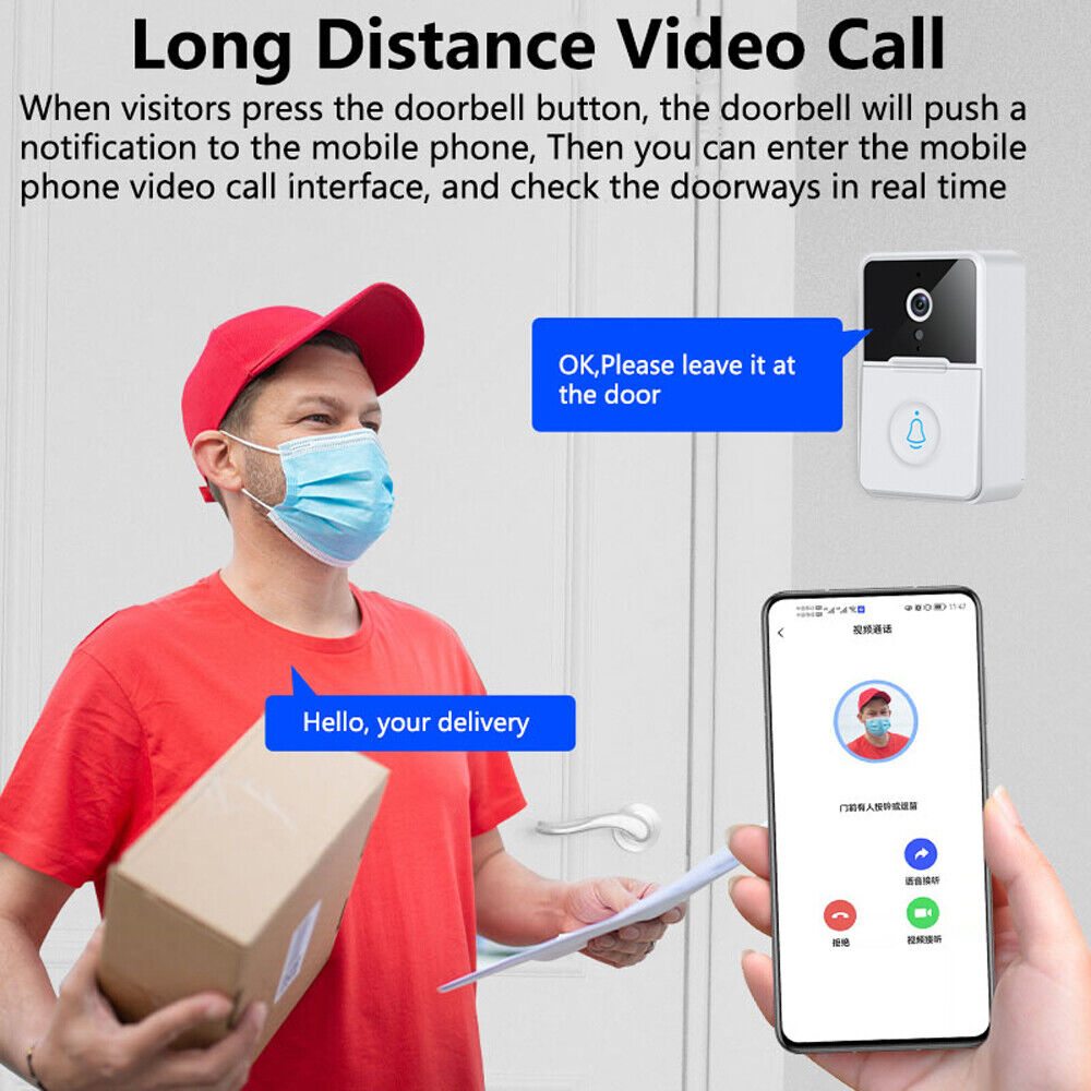 Security Doorbell Intercom w/ Video Camera