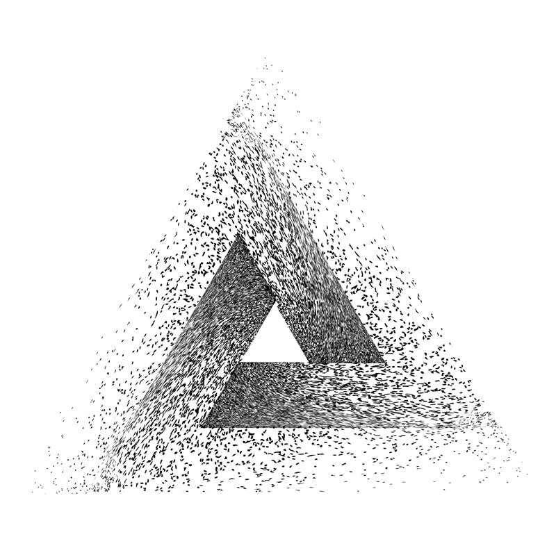 Modèle de logo graphique abstrait triangulaire - Fond d'écran publicitaire - Fond d'écran géométrique - Téléchargement gratuit au format PNG/PSD/JPG