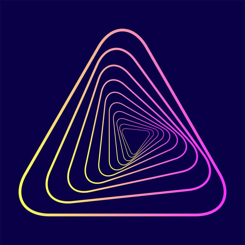 Modèle de logo graphique abstrait triangulaire - Fond d'écran publicitaire - Fond d'écran géométrique - Téléchargement gratuit au format PNG/PSD/JPG