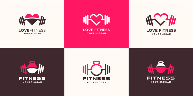 Muscle - GYM CLUB- FITNESS -HEALTHY BODY BUILDING -LOGO IMAGE VECTOR