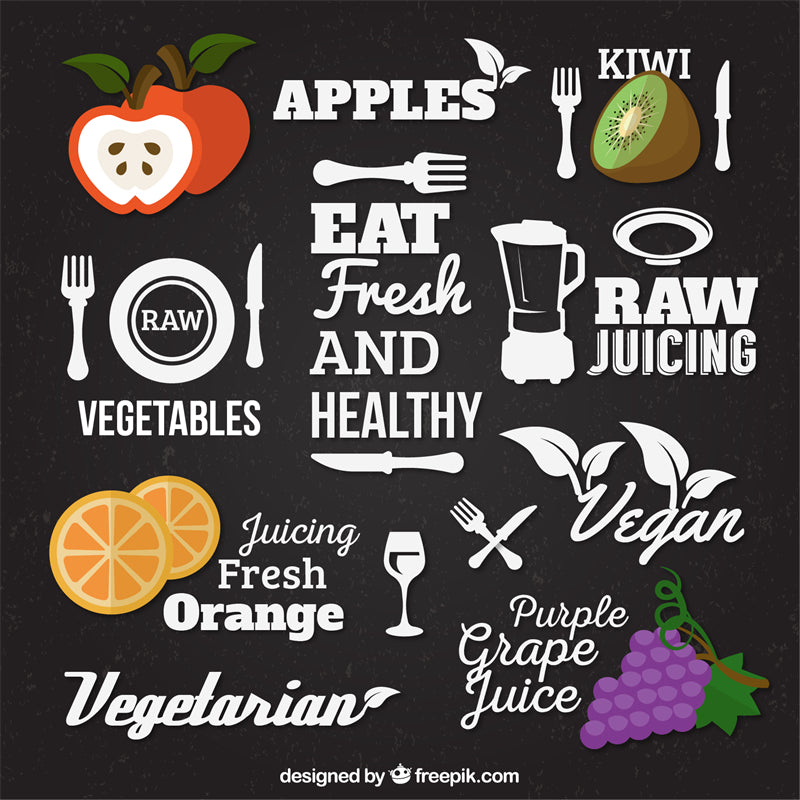 Illustration de fruits dessinés à la main. Icône de clip - Pomme/Pêche/Kiwi/Raisin/Citron/Ananas/Cerise/Banane/Pastèque/Fraise - Éléments vectoriels EPS/AI/PSD PNG/JPG TÉLÉCHARGEMENT GRATUIT