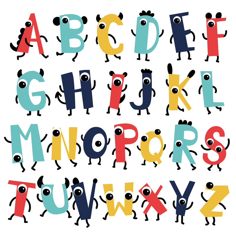 Handdraw Number Elements - Kid Numbers -Cartoon Numbers -Vetor 
