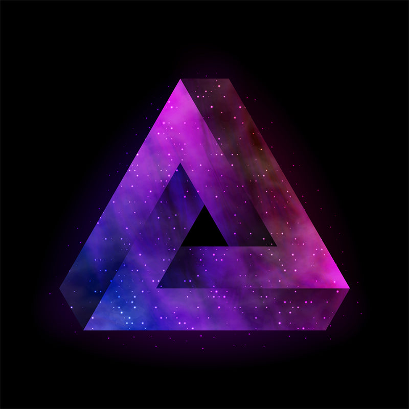 Modèle de logo graphique abstrait triangulaire - Fond d'écran publicitaire - Fond d'écran géométrique - Téléchargement gratuit au format PNG/PSD/JPG