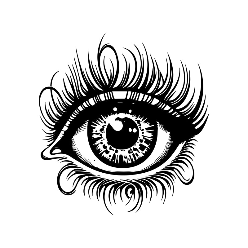 Handdraw Eye Illustration -Vintage Vector -Eye Logo Design -Art Tatto EyeS   