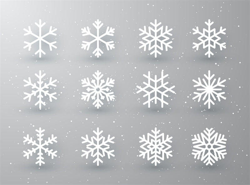 Flocon de neige – Décorations de Noël décoratives, vecteurs de neige – Téléchargement gratuit au format Png/PSD/JPG/AI