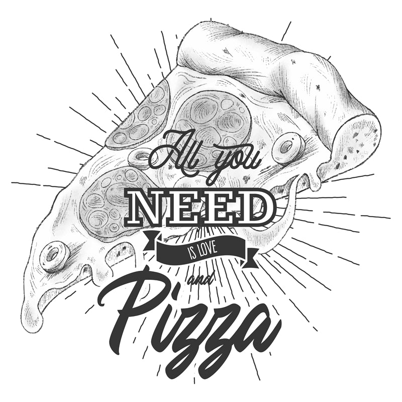 Illustration de pizza dessinée à la main - Icône de clip - Croquis de pizza - Éléments vectoriels EPS/AI/PSD PNG/JPG TÉLÉCHARGEMENT GRATUIT