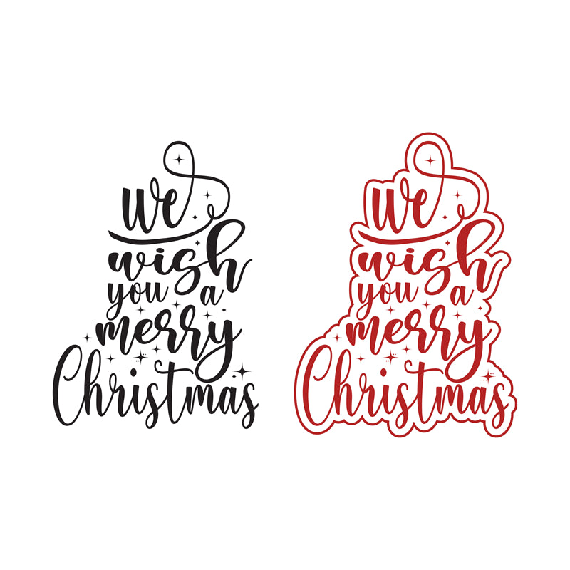 Merry Christmas Handwriting Elements - Vector - Illustration - Happy New yaer - Warm Wishes -Holly Jolly-Free Download
