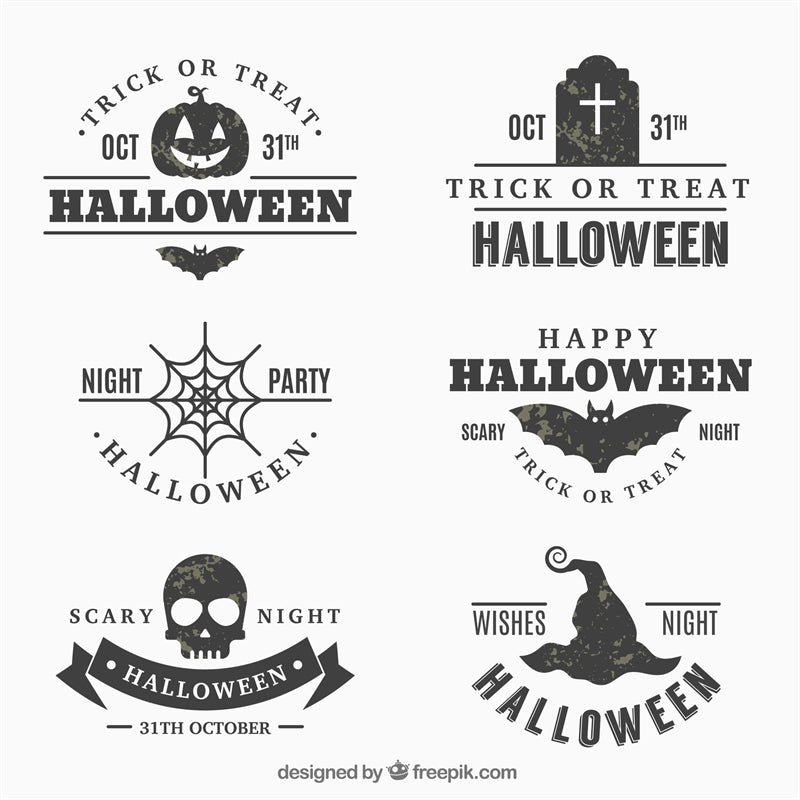 Joyeux Halloween - Crâne de chauve-souris, zombie, citrouille, fantôme, RIP, nuit effrayante, offres spéciales, soldes - Éléments, clips d'icônes Png/JPG/Téléchargement gratuit