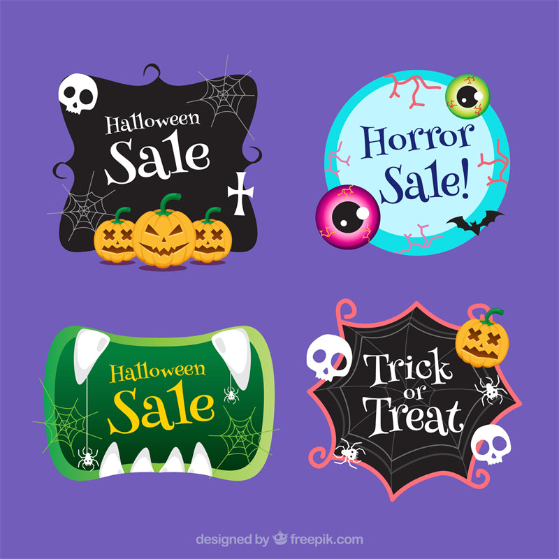 Joyeux Halloween - Crâne de chauve-souris, zombie, citrouille, fantôme, RIP, nuit effrayante, offres spéciales, soldes - Clips d'icônes d'éléments Png/JPG/Téléchargement gratuit